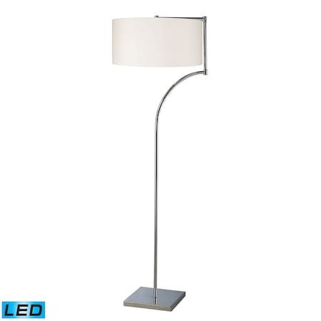Elk Home Lancaster 58'' High 1-Light Floor Lamp - Chrome D1832-LED